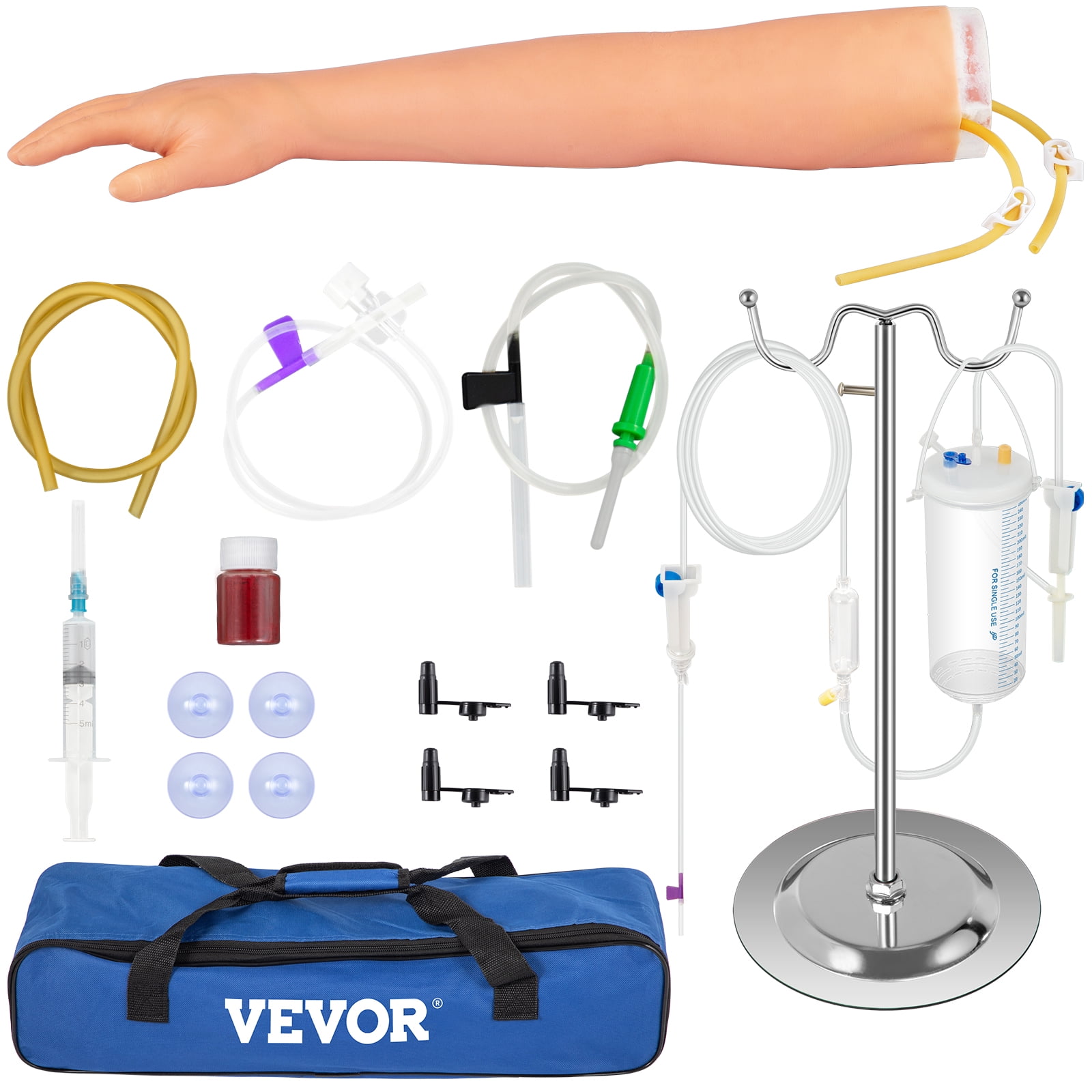 VEVOR 12 PCS Phlebotomy Practice Kit, IV Venipuncture Intravenous