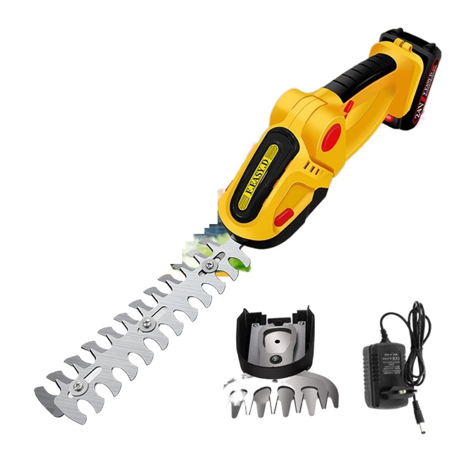 2 In 1 Cordless Electric Hedge Trimmer 36V Household Lawn Mower Battery Rechargeable Pruning Shear Mower Garden Tools