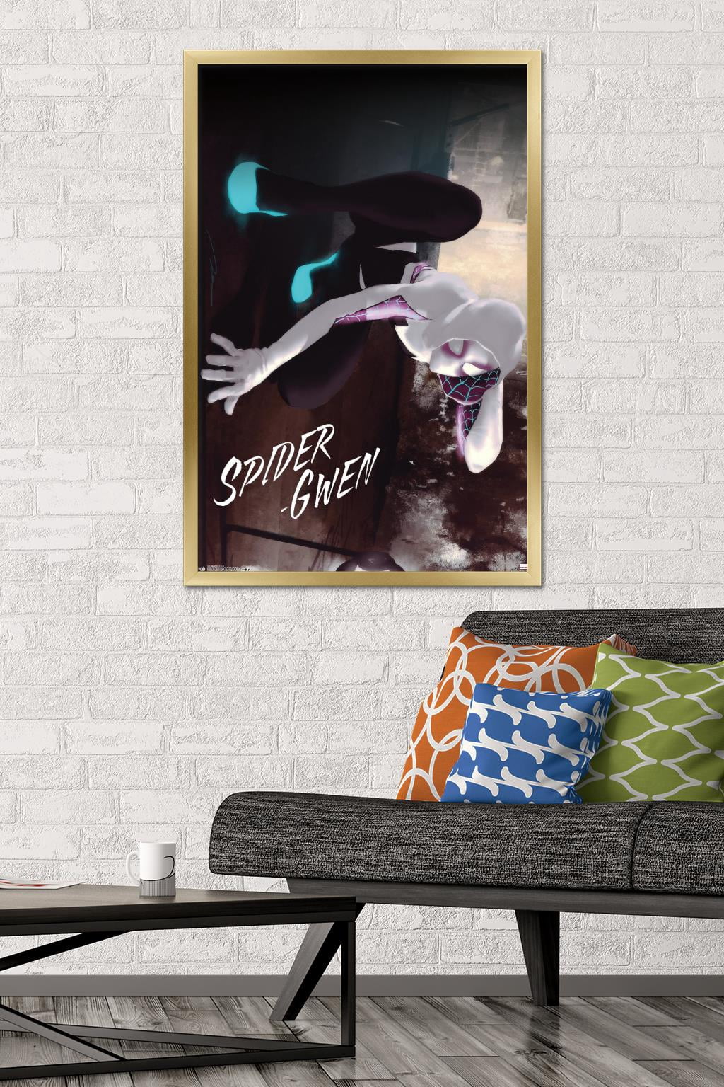 Marvel Comics - Spider-Gwen - Wall Wall Poster, 22.375" x 34", Framed