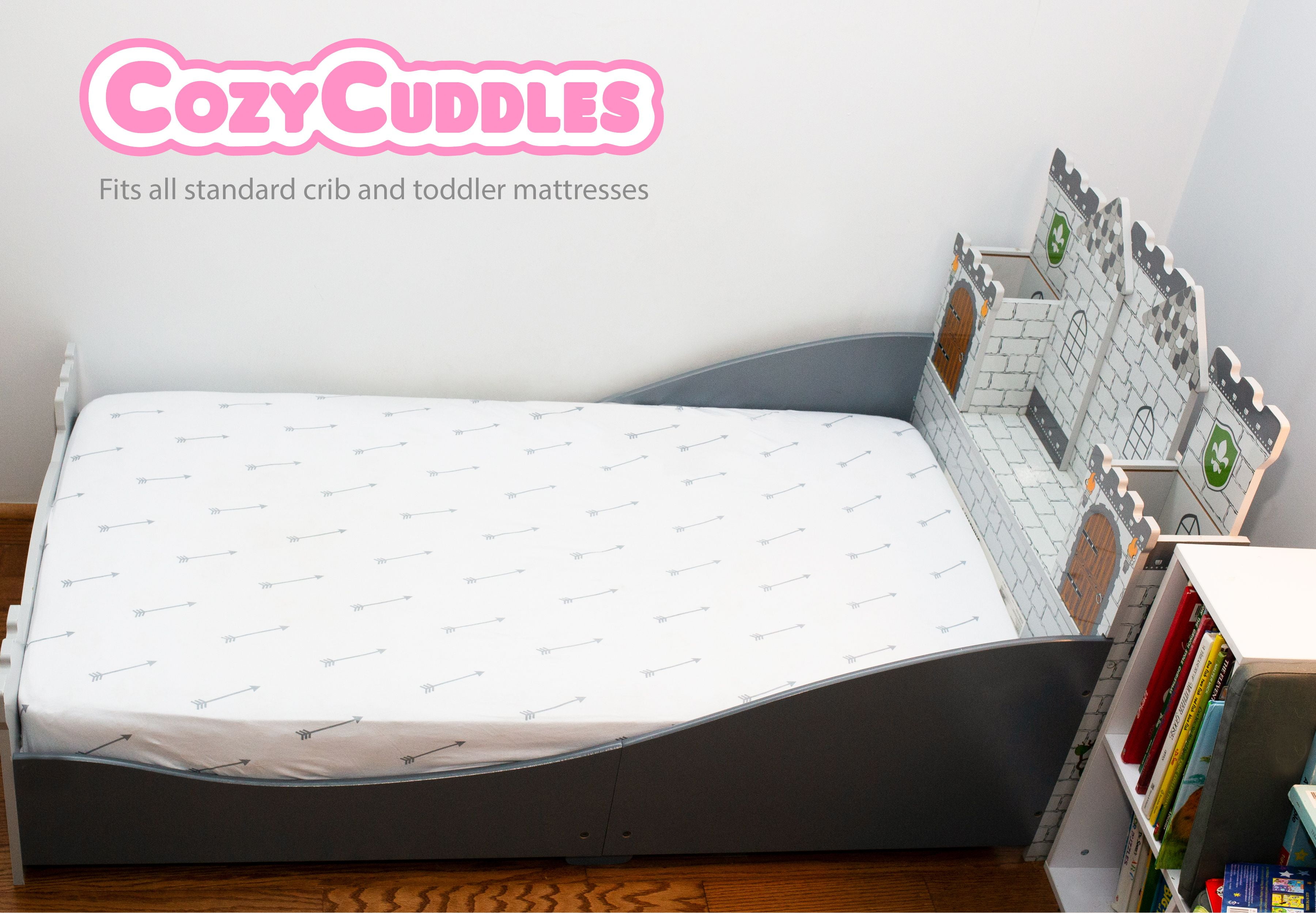 Toddler Bed Sheet Set Pink 2 Pack Cozycuddles Premium Fitted