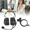 thumbnail image 4 of PTT Headset, Adjustable Comfortable Noise Cancelling Aviation Headset  for Military Flying, 4 of 7
