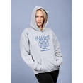 thumbnail image 2 of Tokyo Championship Peony Flower Hoodie Women -Image by Shutterstock, Female Large, 2 of 4
