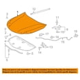 thumbnail image 3 of For 13-17 ES300h & ES350 Front Hood Panel Assembly Primed LX1230124 5330133160, 3 of 5