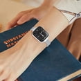 thumbnail image 6 of Original Slim Milanese Loop Compatible with Apple Watch Band for Women 38mm 40mm 41mm 42mm 44mm 45mm 46mm 49mm, Stainless Steel Magnetic Mesh Strap for iWatch Series 11 10 9 8 7 6 5 4,SE 3 2 Ultra3 2, 6 of 9