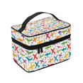 thumbnail image 4 of Handbag Travel Bag Cosmetic Bag 9×6.3×6.7in Multi-Function Bag Large Capacity For Camping Travel Family Travel Multicolored Aircraft, 4 of 6