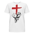 thumbnail image 5 of WREESH Men's Fashion T-Shirts Spring Summer Casual Printing Round Neck Pullover T-Shirt Short Sleeve Tops Workout Tops White, 5 of 5