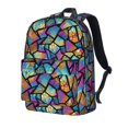 thumbnail image 2 of Goofa Colored Glass1 Printed Backpack,Laptop Backpack,Durable Anti-Theft Travel Work Backpack,Water-resistant Backpack, 2 of 9