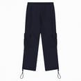 thumbnail image 4 of kpoplk Boys Lightweight Sweatpants, Sweat Pants for Boys Athletic Open Bottom Pants with Pockets & Drawstring(Navy,3-4 Y), 4 of 6
