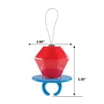 thumbnail image 4 of Ring Pop Decopauge Christmas Ornament, Red, Blue, Plastic, By Ruz, 4 of 6