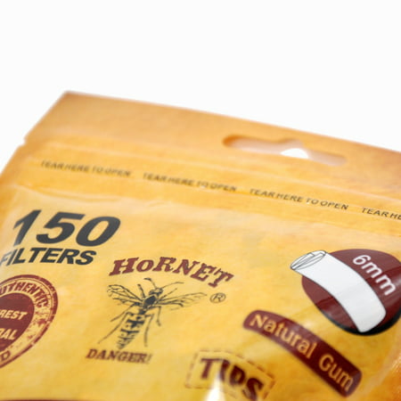 150Pcs Hornet Per Rolled Tips Natural Prerolled For Cigarette Rolling Paper