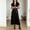 Black, variant on Morttic Women's Shirt Dress with Belt – Short Sleeve Solid Color Summer Casual A-Line Maxi Dress for Office & Daily Wear Yellow,S