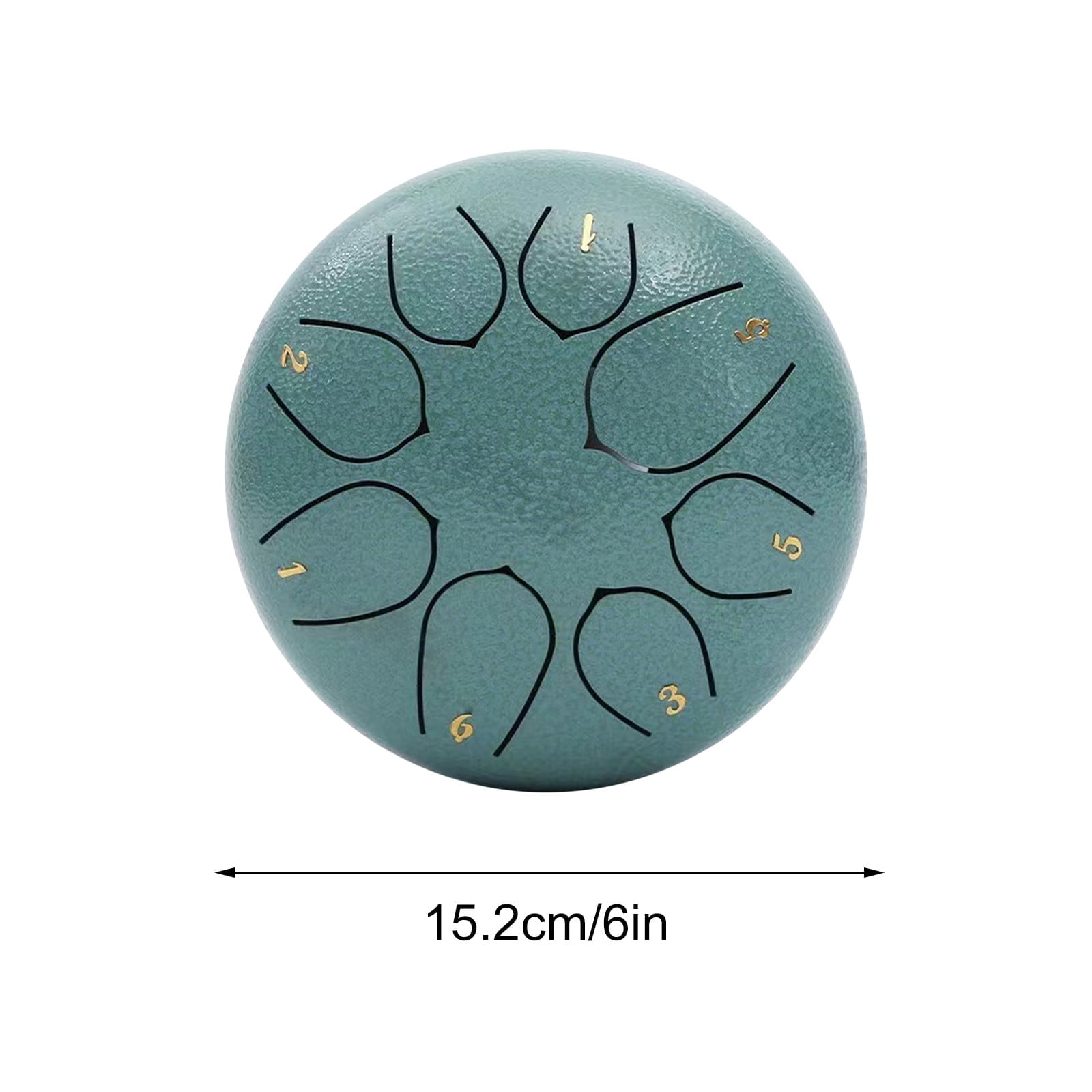 Outdoor Rain Drum Outdoor Rain Play Steel Tongue Drum 11.4cm 8 Tones Drum With Drumsticks And Music Book Handpan Meditation Drum For Garden Meditation