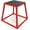 Red+Black 18in, variant on Yeshouse Heavy Duty Steel Plyo Box for Exercise (12, 18, 24, 30 Inch) with Rubber Pads, Plyometric Jumping Box Metal Exercise Step Up Box for Strength Training, Conditioning & Step Up Workouts