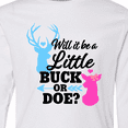 thumbnail image 4 of Inktastic Gender Reveal Will it be a Little Buck or Doe? Long Sleeve Youth T-Shirt, 4 of 5