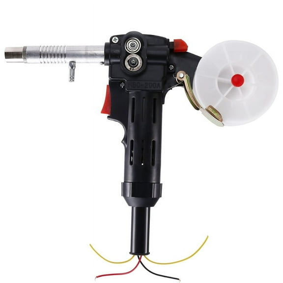 NBC-200A MIG Welding Spool Push Pull Feeder Torch Welder with Gear Two Gas