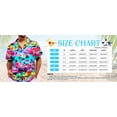 thumbnail image 6 of ALLTB Hawaiian Shirt for Men Tropical Shirts Summer Beach Button Down Short Sleeve Luau Aloha Floral Cruise Vacation Outfit, 6 of 7