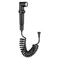 thumbnail image 3 of Tongina Handheld Bidet Sprayer, Bathroom Diaper Sprayer, Portable Multiple Uses Bidet Attachment for Dorm Toilet Cleaning Baby Diaper Black Springs Tube, 3 of 8