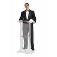 thumbnail image 2 of Oklahoma Sound 401S Clear Acrylic Lectern With Shelf, 2 of 4
