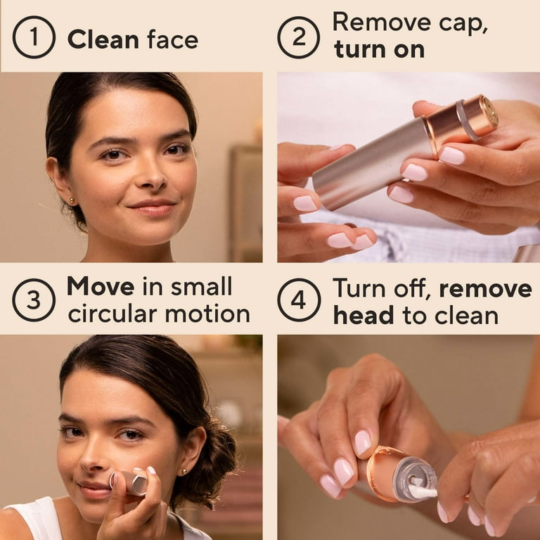 Finishing Touch Flawless Facial Hair Remover for Women, Electric