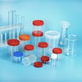 thumbnail image 5 of Uxcell 90mL Sample Cups Sample Containers Leak Proof Screw Cap for Lab Home Red 5 Pack, 5 of 6