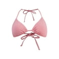 thumbnail image 5 of No Boundaries Women's Rhinestone Triangle Bikini Top, Sizes XXS-XXL, 5 of 5