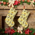 thumbnail image 6 of Defioc Garden Honeybee Gnomes for Christmas Stockings 18" Personalized Holiday Stocking for Family, Farmhouse Decor, Xmas Tree Decoration, 1 Pack, 6 of 7