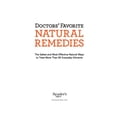thumbnail image 2 of Doctors' Favorite Natural Remedies: The Safest and Most Effective Natural Ways to Treat More Than 85 Everyday Ailments (Paperback), 2 of 2