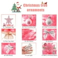 thumbnail image 3 of Árbol de Navidad TBD DECOR Mini rosa 20 pulgadas con luces y adornos, 3 of 6