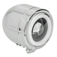 thumbnail image 2 of Faro delantero LED universal de 4,25 pulgadas, Ojos de Ángel redondos, haz alto y bajo, carcasa cromada DRL para motocicleta Retro (luz blanca, luz amarilla) Jadeshay A, 2 of 8