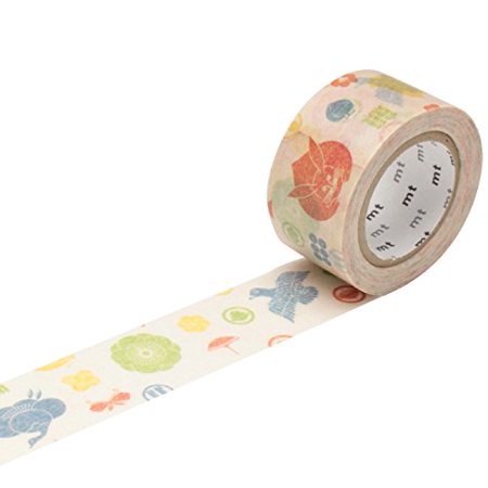 MT Washi Masking Tape Set – 3 Rolls In Warm Pastel Colors (Scarlet, Carrot, Marigold) – 15mm X 7m Each