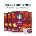 thumbnail image 2 of Starbucks Fall Blend, Medium Roast Coffee, Keurig K-Cup Coffee Pods, Arabica, 88 Count, 2 of 10