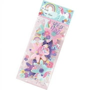 Unicorn Printed Plastic Favor Bag with Tags - 20pc