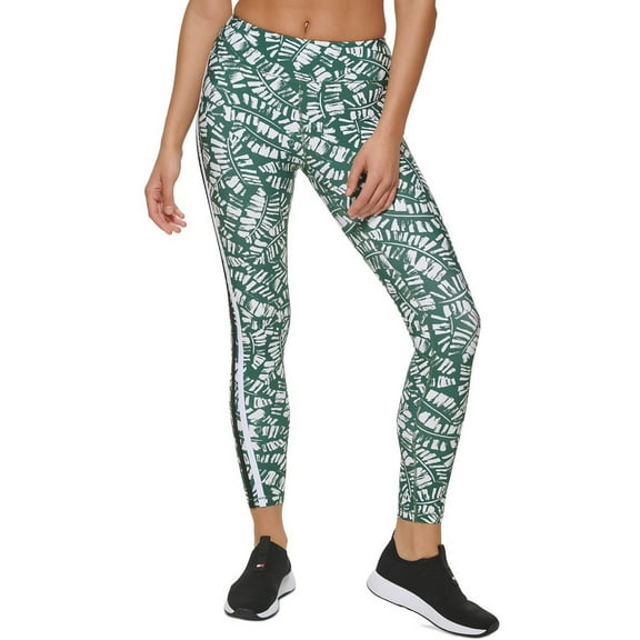 Tommy Hilfiger Sport Womens Printed Workout Athletic Leggings