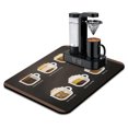 thumbnail image 1 of Clean, Safe and Stylish Coffee Bar Mat, 18x24 inch - Stain-Hiding, Absorbent, Rubber-Backed for Non-slip Use - Fits Perfectly Under Coffee Maker Machines, Dish Drying Convenience, 1 of 7