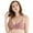 Pink, variant on Women Simple Basic Bra Women's Low Cut V Push Up Bralette Comfortable Supportive Crop top Underwear L Green