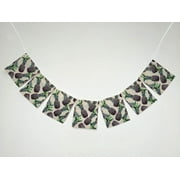 YKCG Pineapples Floral Tropical Fruits Banner Bunting Garland Flag Sign for Home Family Party Decoration