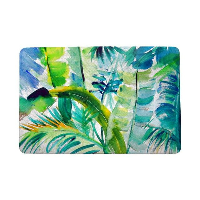 Betsy Drake DM1116 18 x 26 in. Jungle Greens Door Mat