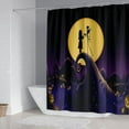 thumbnail image 2 of Christmas Shower Curtain Kids Bathroom Halloween Decor with 12 Curtain Hooks for Bathroom, Waterproof 71 x 71 inch (SC-08), 2 of 5