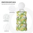 thumbnail image 3 of Xecao Gnome and Pineapple print basketball shirt for both men and women, a unisex basketball jersey perfect for theme parties-X-Large, 3 of 6