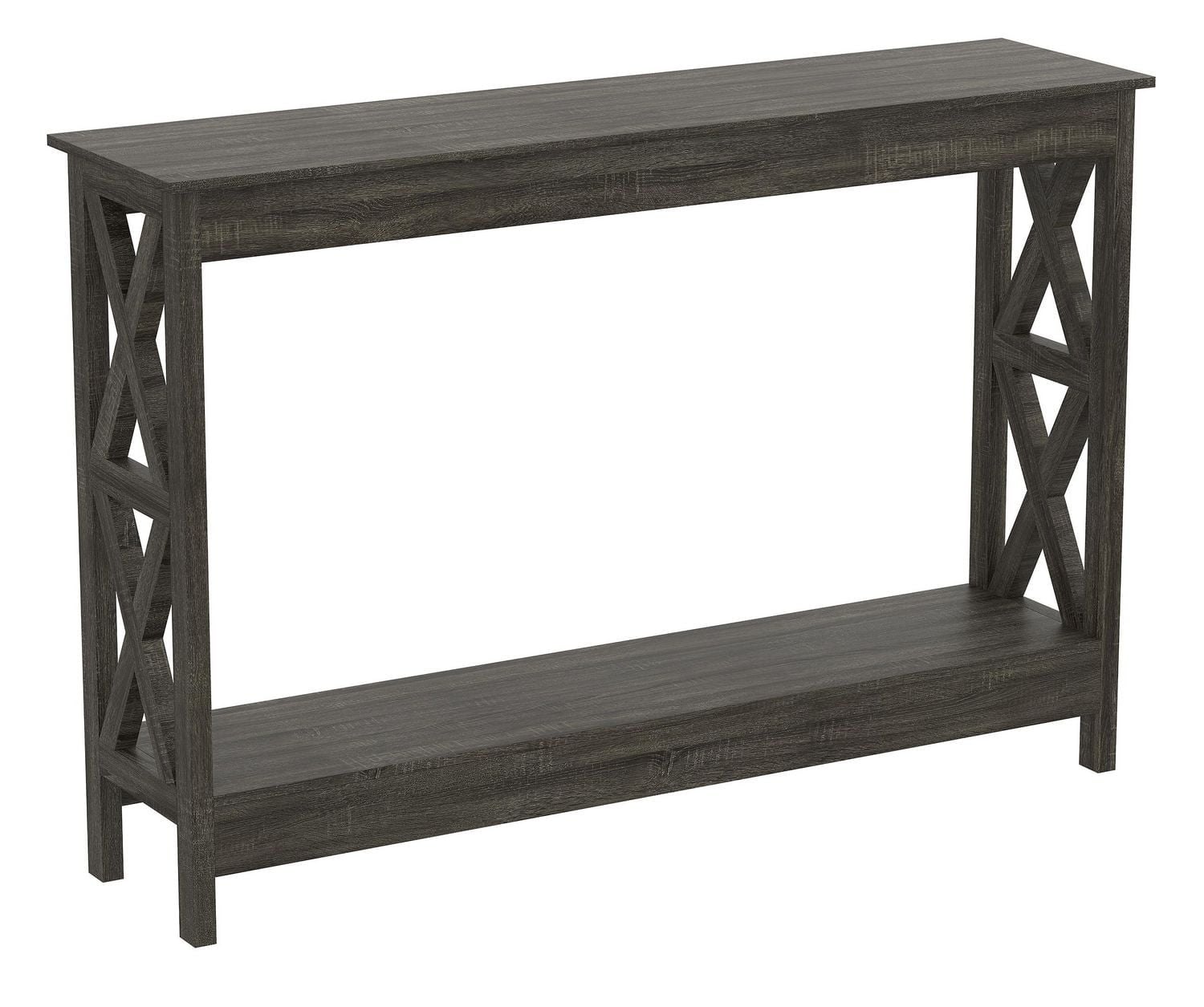 Safdie & Co. Console Table 47.25L Dark Grey 1 Shelf