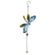 thumbnail image 1 of Lámpara colgante de cristal con colibrí - Citrino, 46 cm, luz RGB, decoración para jardín/hogar/ventanas, regalo para amigos, 1 of 7