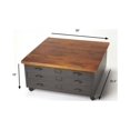 thumbnail image 2 of homeroots Salon 389935 Industriel Chic Table Basse, 2 of 2