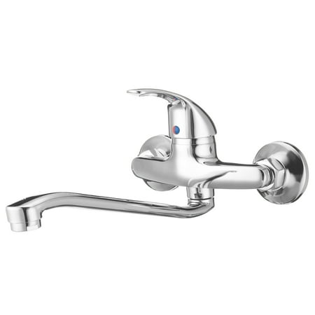 Wall Mount Hot Cold Water Faucets Kitchen Bathroom Sink Faucet