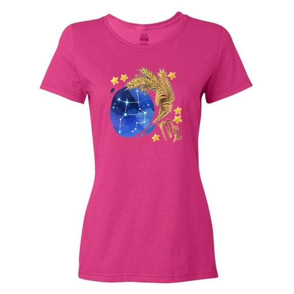 Inktastic Virgo Constellation Zodiac Sign Illustration Women's T-Shirt
