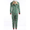 thumbnail image 4 of Morttic Matching Family Christmas Pajamas Set Hoodie Pajamas Reindeer Jumpsuit Romper Holiday Pjs One Piece Hooded Sleepwear For Adult Kids Infant Baby, 4 of 6