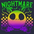 thumbnail image 2 of Toddler's The Nightmare Before Christmas EST. 1993 Tropical Rainbow Jack  Graphic Tee Navy Blue 2T, 2 of 3