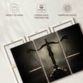 thumbnail image 6 of Elephant Stock Gold Scales Of Justice Wall Art - Horizontal Multi Panel Canvas - Salon Wall Decor - Profession Multi Panel - Black And Gray Decor - 57" x 36", 6 of 8