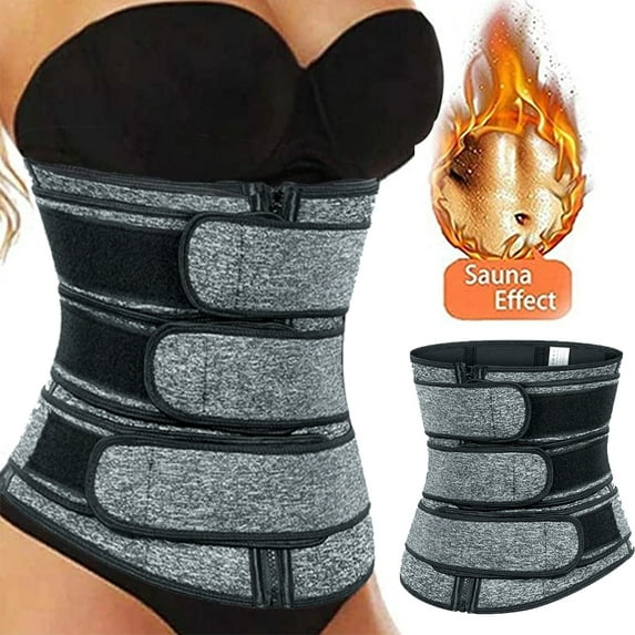 Waist Trainer Three Belt For Women Sauna Sweat Body Shaper Weight Loss Corset Girdle Underbust Slimming Belt