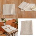 thumbnail image 2 of Linen Table Mat Smooth Surfaces Florals Daisy Pattern Designs, 2 of 14