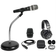 Blue Encore 100 PC Podcasting Podcast Microphone+Weighted Gooseneck+Headphones